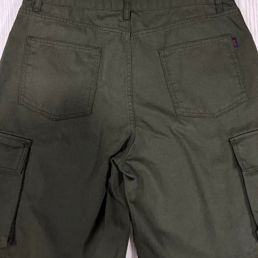 [BUNJANG] BS Rabbit Cargo Bermuda Shorts XL / bs래빗 카고 버뮤다 팬츠바지 xl 상태 s급 카키컬러