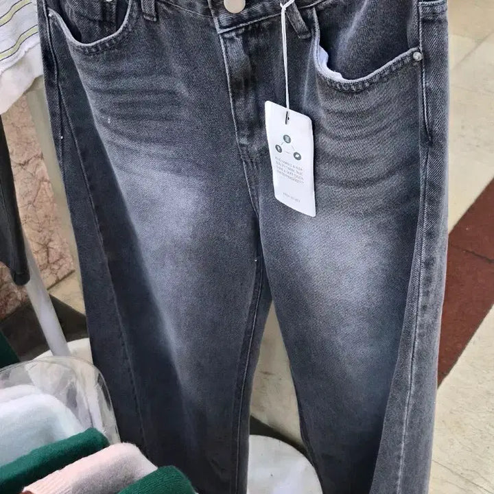 [BUNJANG] Wide Denim Pants M / (1회착용)와이드 데님팬츠 m
