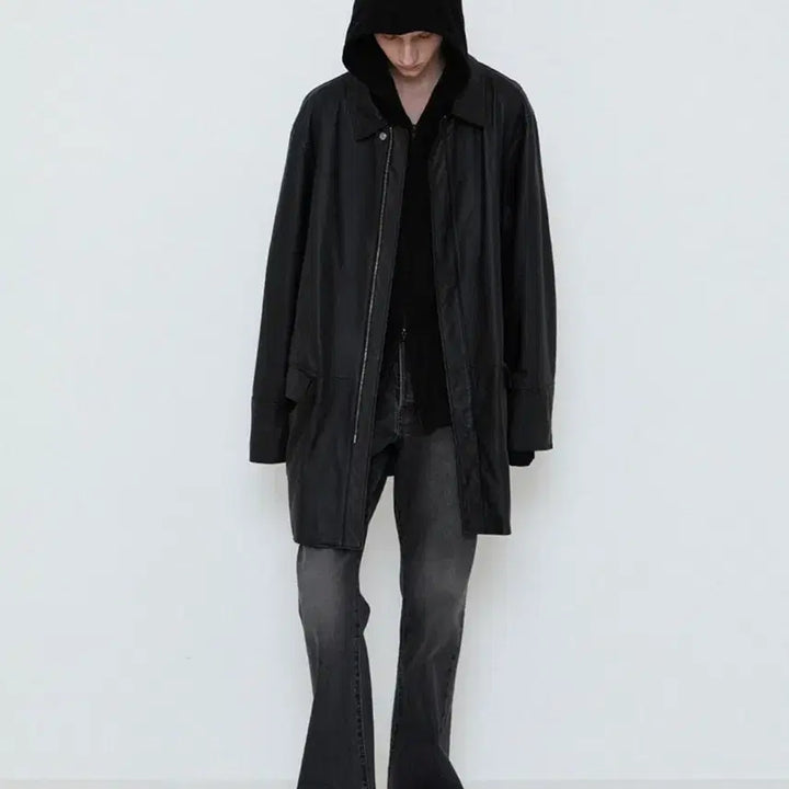 [BUNJANG] Innir 254 Oil Washed Lambskin Coat / Innir 이니어 254 OIL WASHED LAMBSKIN COAT