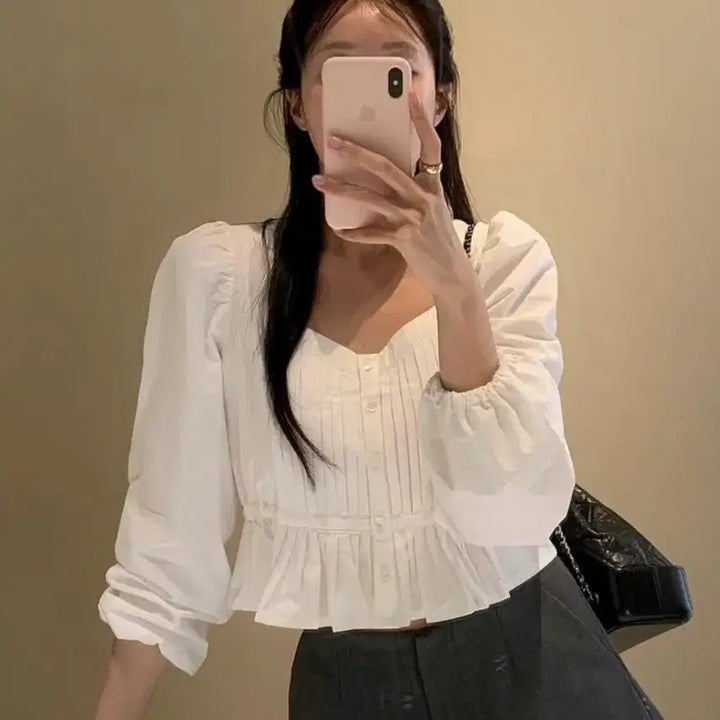 [BUNJANG] Lilykots Sienna Blouse / 릴리코츠 시에나 블라우스 (택있어요)