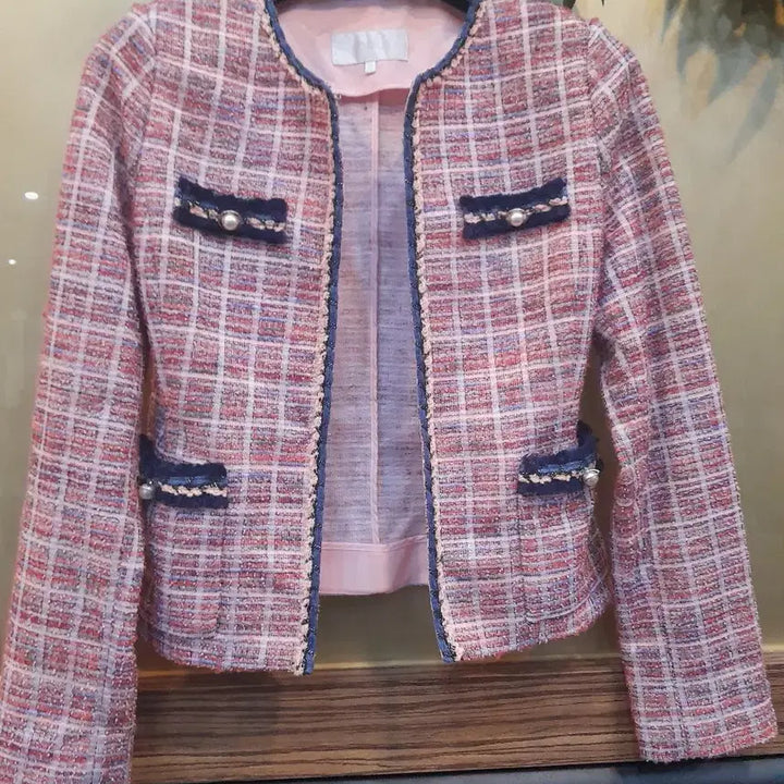 [BUNJANG] Tweed Check Jacket / 트위드 체크 자켓
