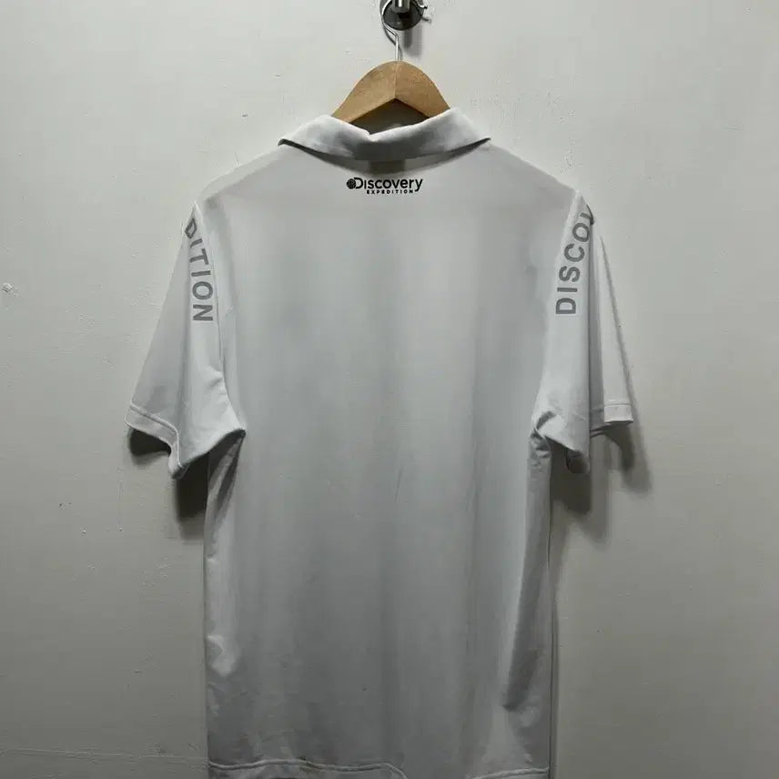 [SOLD OUT] 디스커버리 익스페디션 화이트 반팔 폴로티 105