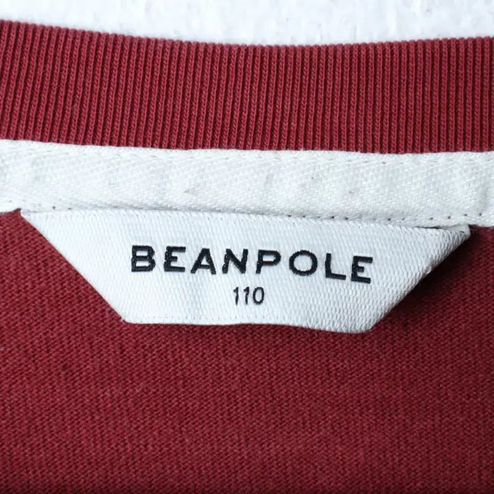 [BUNJANG] Beanpole 2XL Striped Burgundy Long Sleeve T-shirt / (2XL) 빈폴 긴팔티셔츠 빅사이즈 스트라이프 버건디 올드스쿨-1817A