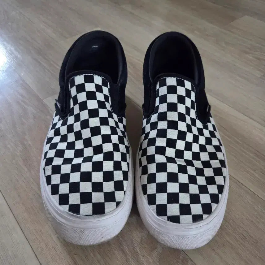 [BUNJANG] Vans Checkerboard Slip-On Hover Shoes / 반스 체커보드 슬립온 호버