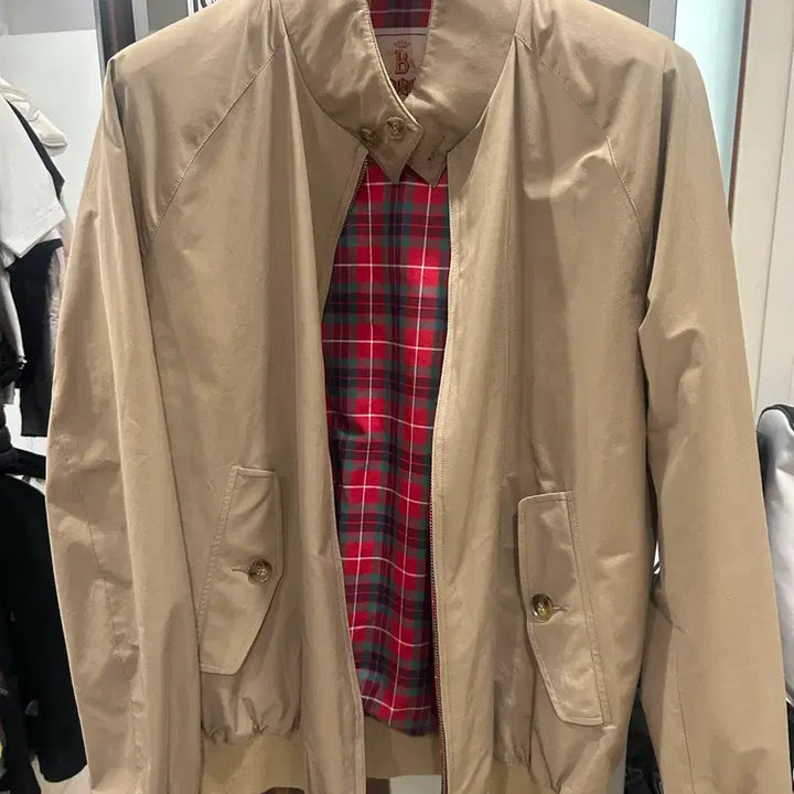 [SOLD OUT] 바라쿠타 G9 해링턴 자켓 44사이즈 탄 베이지