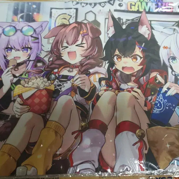 [BUNJANG] Hololive HoloGamers Desk Mat / 홀로라이브 홀로게이머즈 장패드