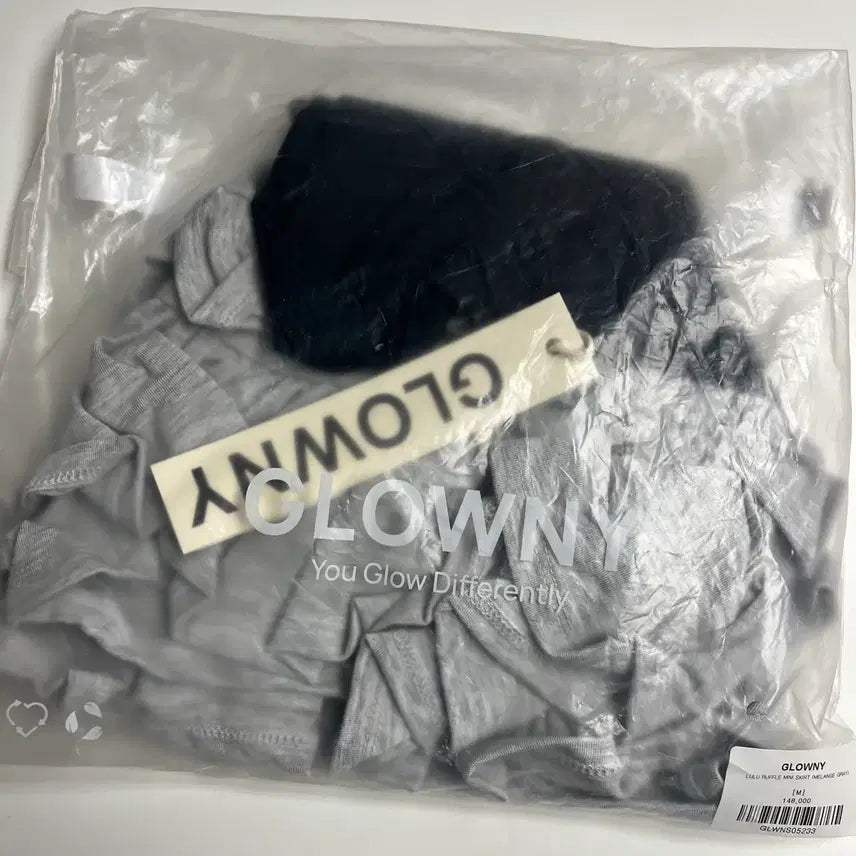 [SOLD OUT] [당일발송] 글로니 루루 러플 미니 스커트 그레이 새상품