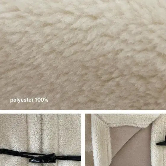 [BUNJANG] Bear Fur Double Toggle Jacket / 고급 베어 퍼 더블 자켓