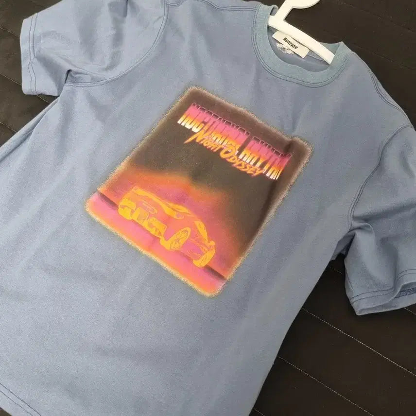[SOLD OUT] 논타입 나이트 오디세이 반팔 티셔츠 블루 L