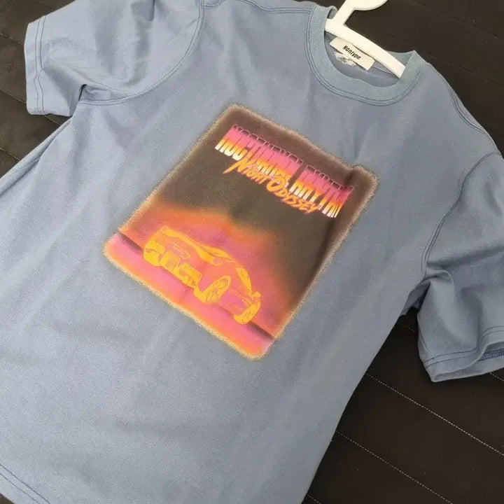 [SOLD OUT] 논타입 나이트 오디세이 반팔 티셔츠 블루 L