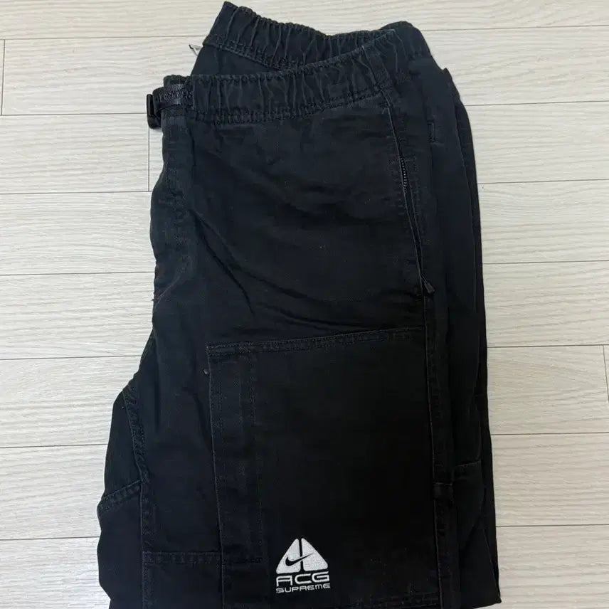 [BUNJANG] Supreme x Nike ACG Belted Denim Pants Black / [S] 슈프림 x 나이키 ACG 벨티드 데님 팬츠 블랙 - 22FW