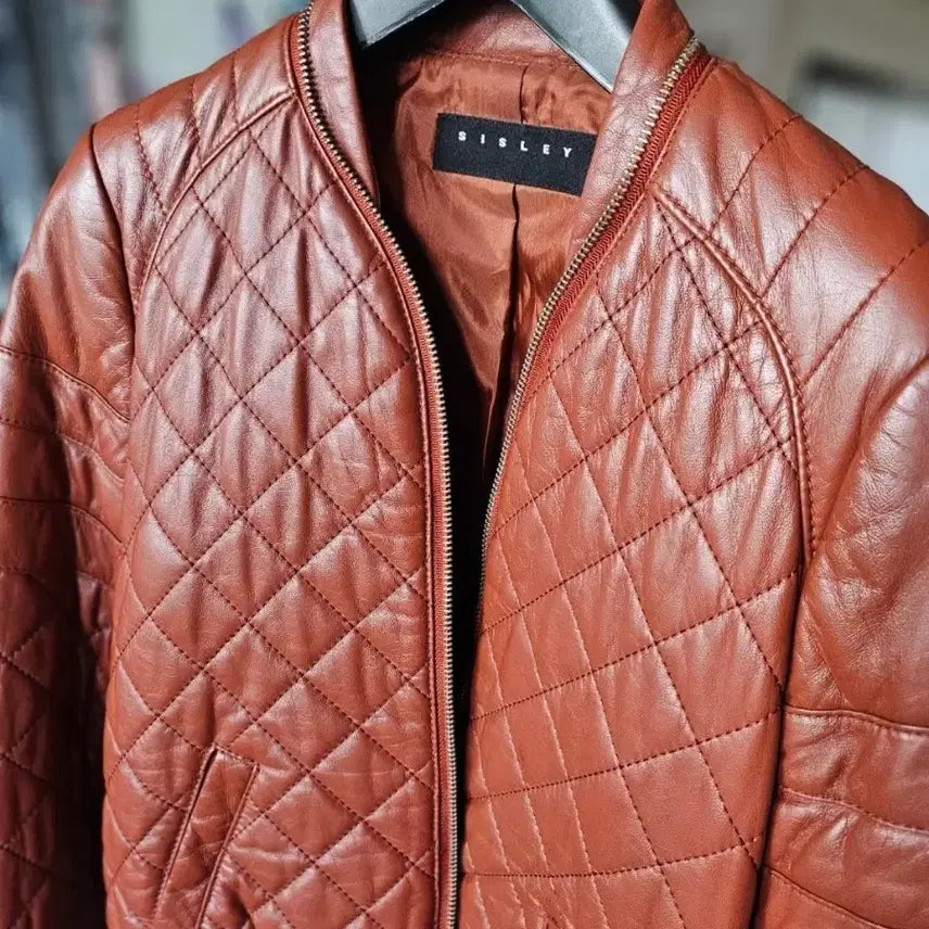 [BUNJANG] Sisley Lambskin Quilted Jacket / 시슬리 양가죽 퀄팅자켓