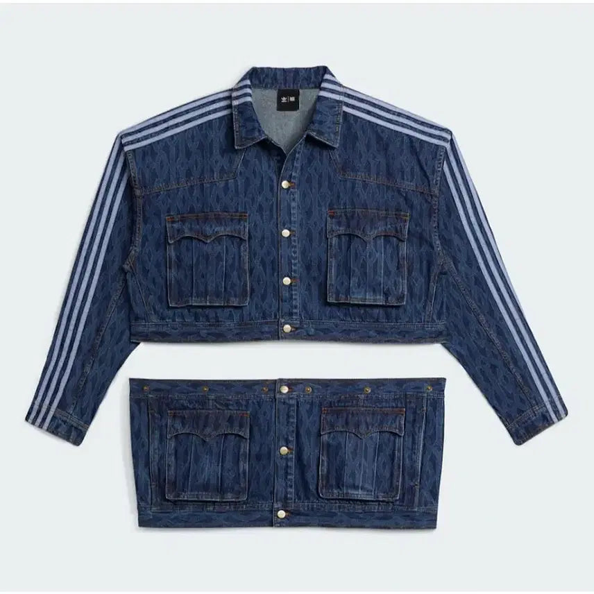 [BUNJANG] Adidas Ivy Park Denim Jacket XS / 아디다스 아이비파크 데님 자켓 XS (남여공용)