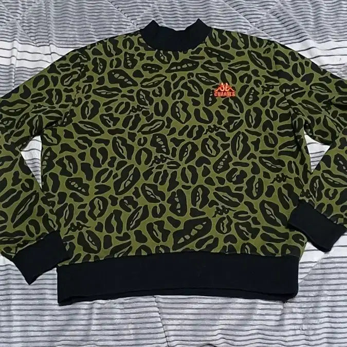 [BUNJANG] Kappa Oversized Fleece Sweatshirt / 카파 오버핏 기모맨투맨 실측100 가슴63 기장68