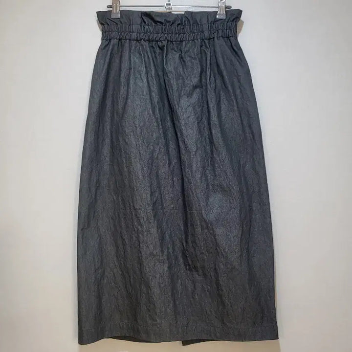 [BUNJANG] M Mélange String Cotton Skirt Grey / M멜란지 스트링 코튼 스커트 그레이