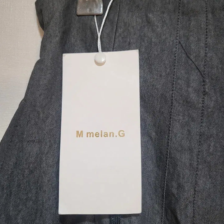 [BUNJANG] M Mélange String Cotton Skirt Grey / M멜란지 스트링 코튼 스커트 그레이