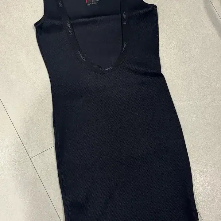 [BUNJANG] Tommy Hilfiger Backless Ribbed Dress / 타미진스 백리스 원피스