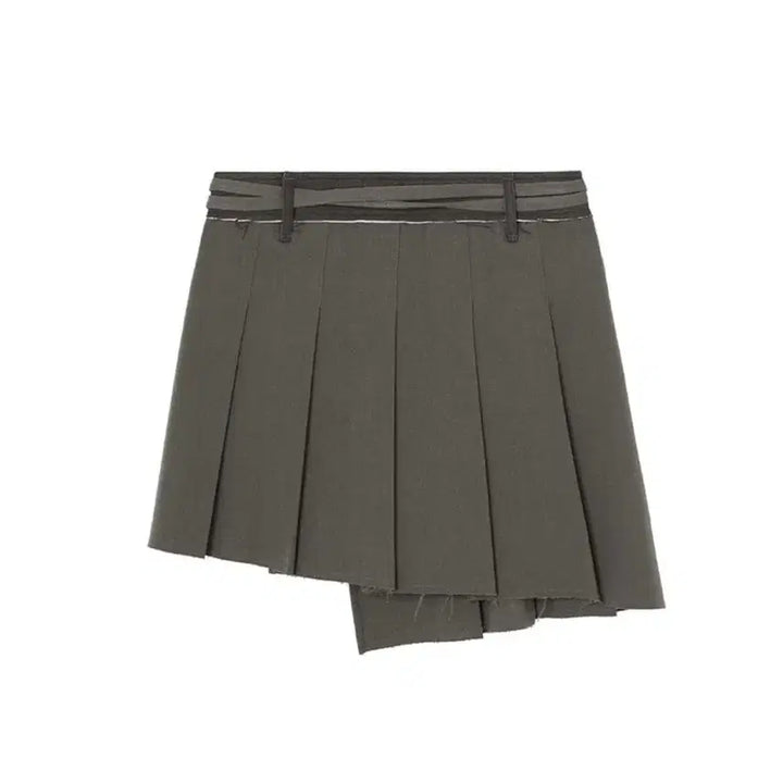 [BUNJANG] In Silence Pleated Wrap Skirt / 인사일런스 플리츠 랩 스커트 S