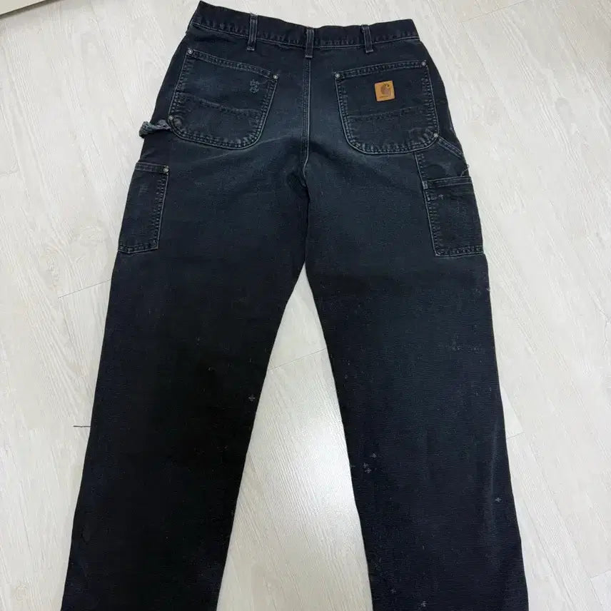 [BUNJANG] Carhartt Double Knee Black Pants / 칼하트 더블니 블랙 34