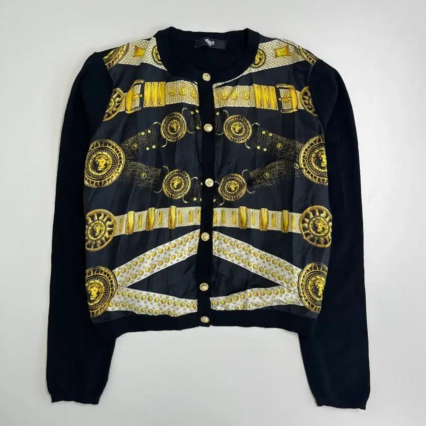 [BUNJANG] Versus Versace Pattern Point Cardigan / [정품] 페르수스 베르사체 패턴 포인트 가디건