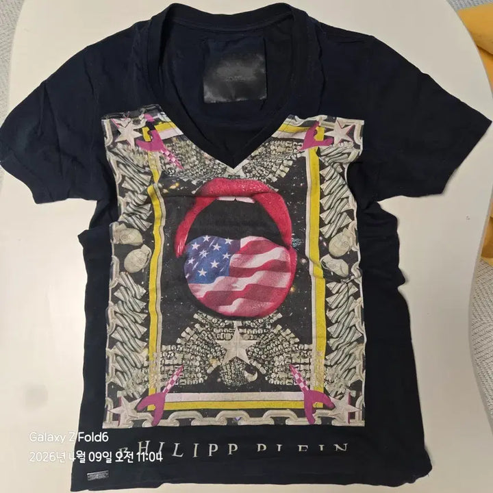 [BUNJANG] Philipp Plein Black Printing T-shirt / 필립플레인 블랙 프린팅 반팔 티셔츠