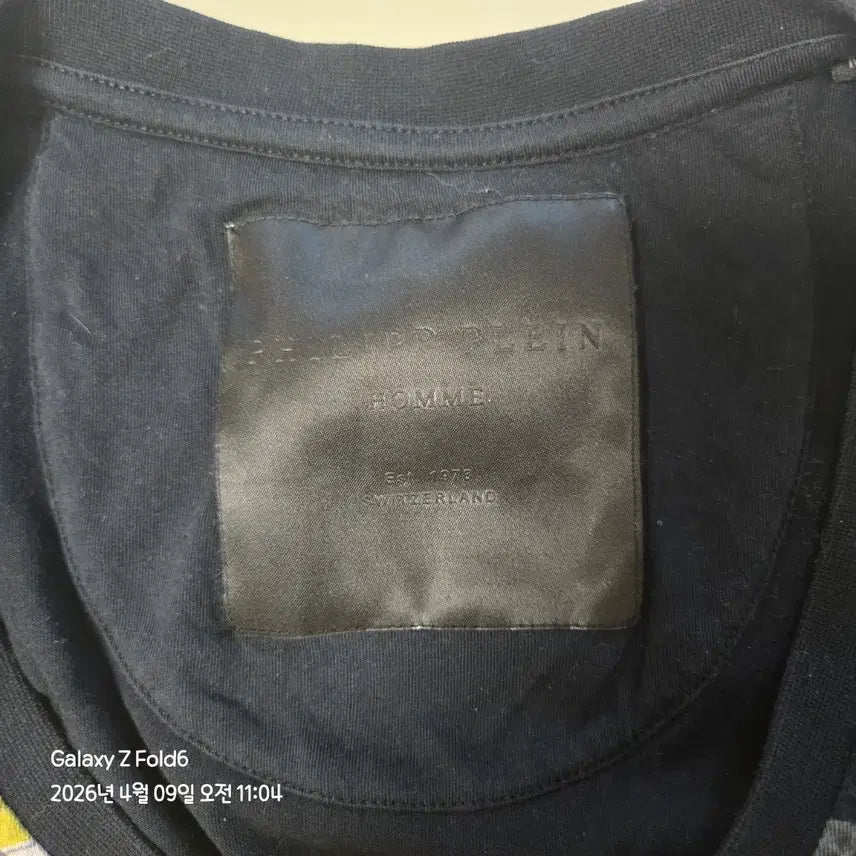 [BUNJANG] Philipp Plein Black Printing T-shirt / 필립플레인 블랙 프린팅 반팔 티셔츠