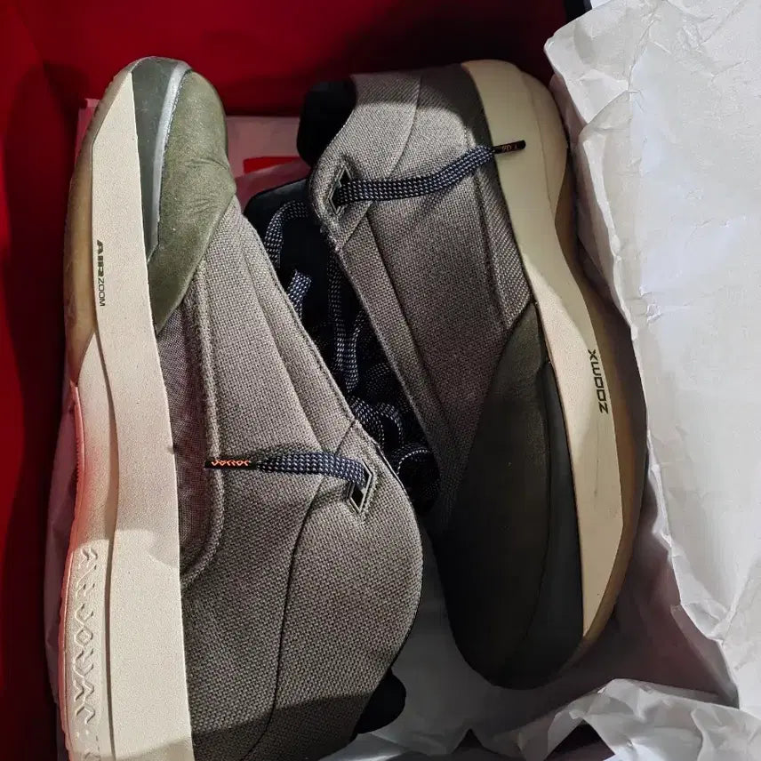 [BUNJANG] Jordan 40 Khaki Basketball Shoes / 조던40 카키 290