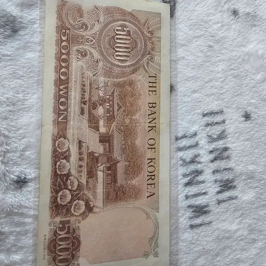 [BUNJANG] Old Korean 5000 Won Banknote / 구권 오천원 (5000원) 지폐