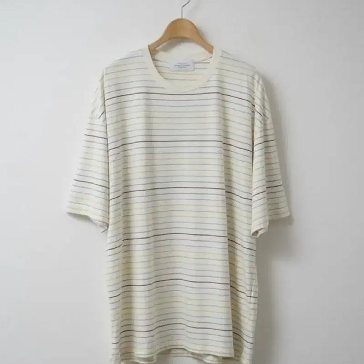 [BUNJANG] UNUSED Border Short Sleeve T-Shirt Cream Size 3 / UNUSED  Border Short Sleeve T-Shirts
