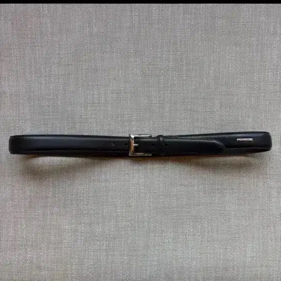 [BUNJANG] Polo Ralph Lauren Italian Leather Buckle Belt / (37-38) 폴로 랄프로렌 이탈리안 블랙 레 더 버클 벨트