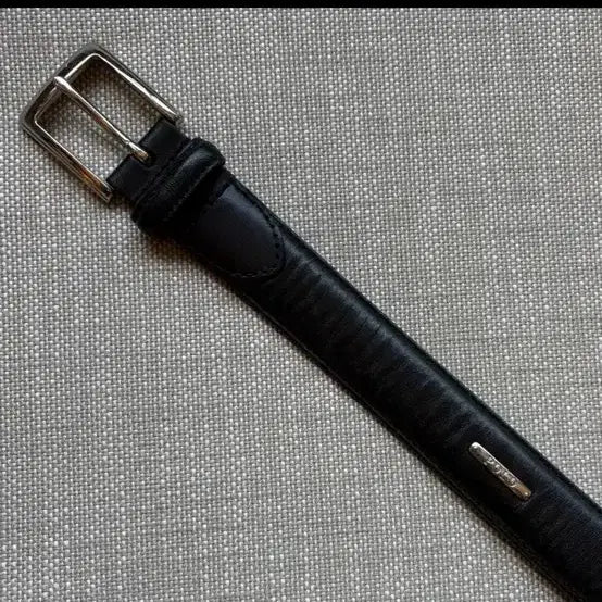 [BUNJANG] Polo Ralph Lauren Italian Leather Buckle Belt / (37-38) 폴로 랄프로렌 이탈리안 블랙 레 더 버클 벨트