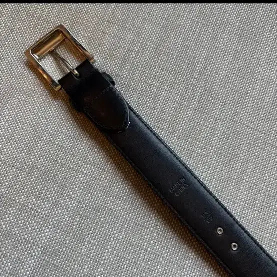 [BUNJANG] Polo Ralph Lauren Italian Leather Buckle Belt / (37-38) 폴로 랄프로렌 이탈리안 블랙 레 더 버클 벨트