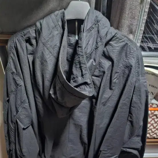 [BUNJANG] Songzio Homme Multi String Hooded Jumper Black Size 46 / 송지오옴므 멀티 스트링 후드 점퍼 블랙