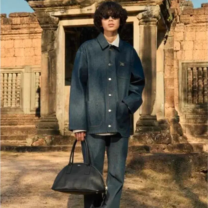 [BUNJANG] stu Indigo Denim Work Jacket M / stu 24ss 인디고 데님 워크자켓 m사이즈
