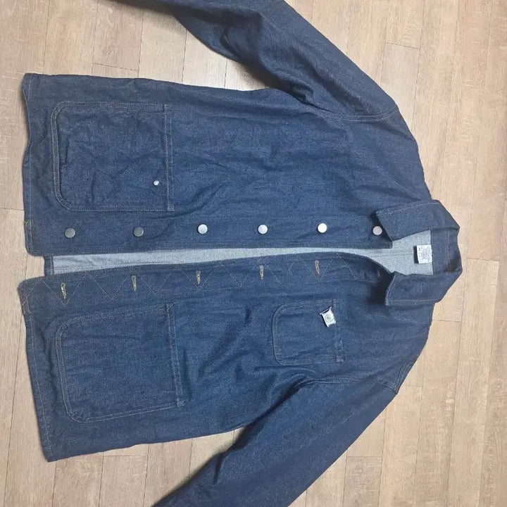[BUNJANG] stu Indigo Denim Work Jacket M / stu 24ss 인디고 데님 워크자켓 m사이즈