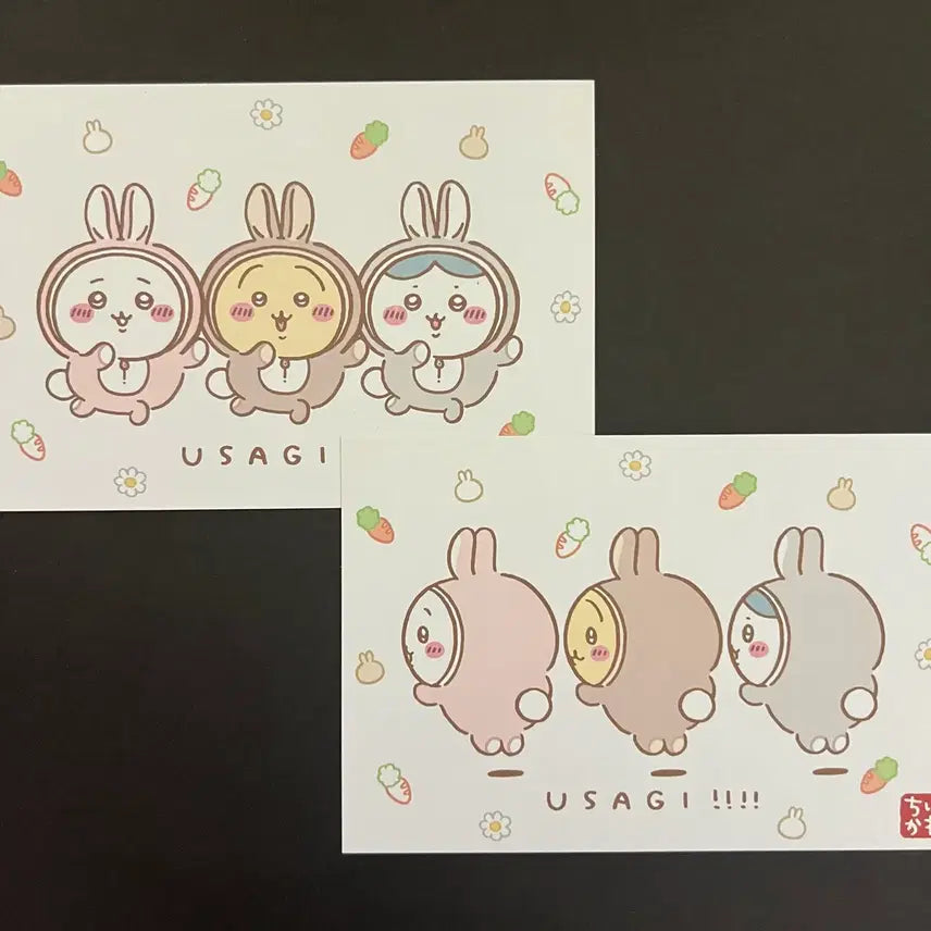 [BUNJANG] Chiikawa Monjjak-gwi Hachiware Usagi Postcard Set / 치이카와 먼작귀 2023 해피백 하치와레 우사기 엽서 굿즈