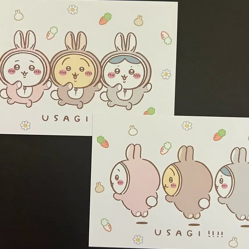 [BUNJANG] Chiikawa Monjjak-gwi Hachiware Usagi Postcard Set / 치이카와 먼작귀 2023 해피백 하치와레 우사기 엽서 굿즈