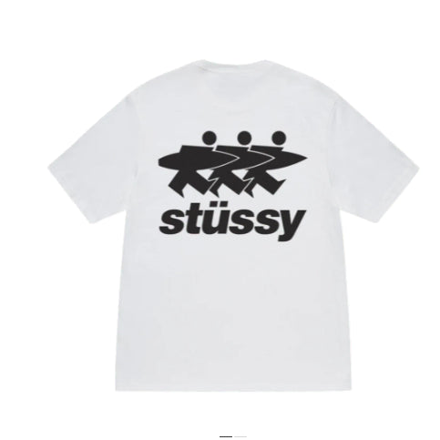 [BUNJANG] Stussy Surf Work T-Shirt White / [새상품,L] 스투시 서프워크 티셔츠 화이트