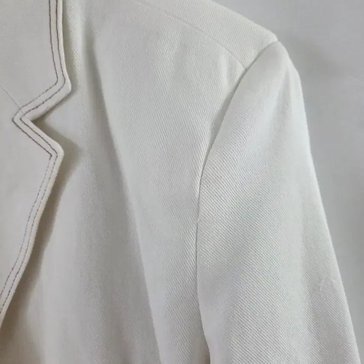 [BUNJANG] Stylenanda Denim Long Jacket Ivory 77 / 스타일난다 데님 롱재킷 아이보리  77  165/88A~새옷  공용