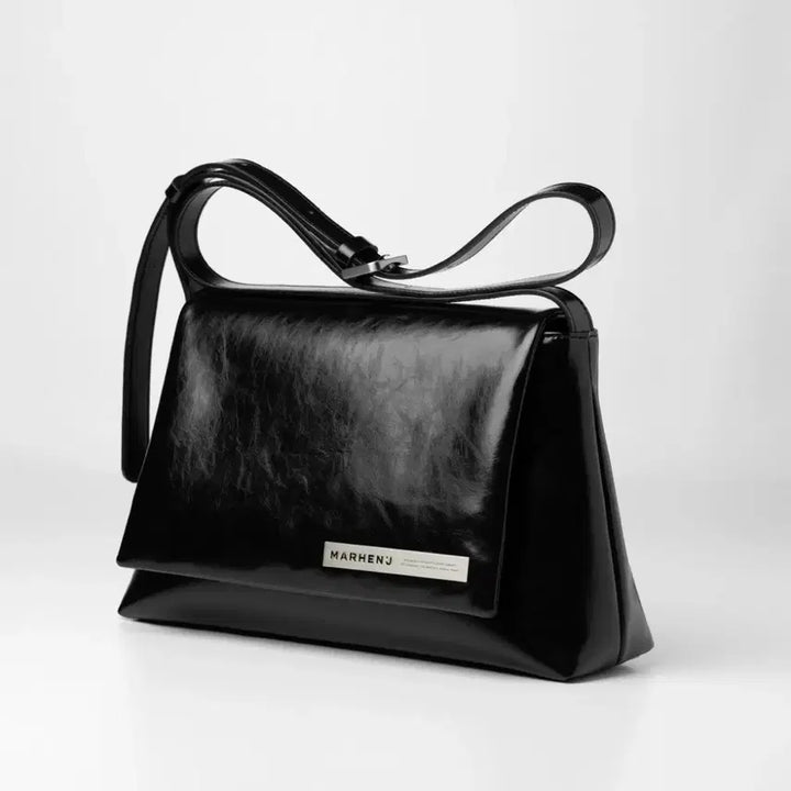 [BUNJANG] Marhen.J Elli Bag Vegan Leather Shoulder Bag Black / 마르헨제이 비건레더 엘리백 블랙 숄더백 가방