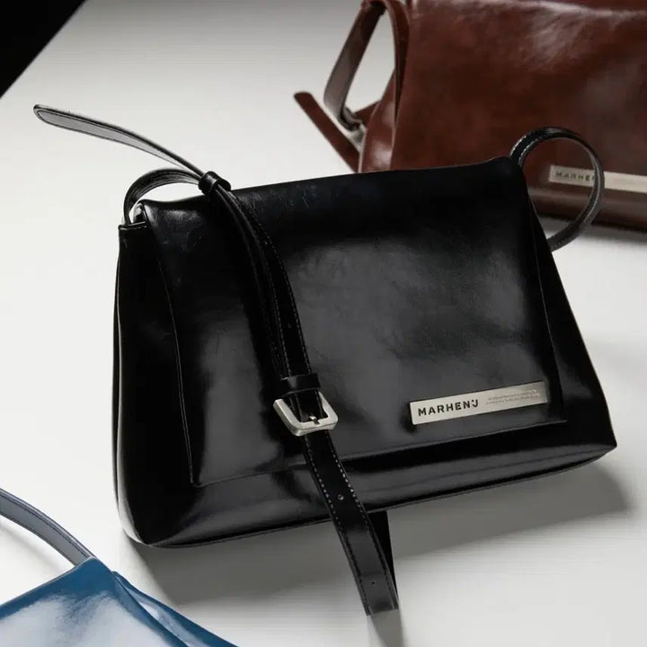 [BUNJANG] Marhen.J Elli Bag Vegan Leather Shoulder Bag Black / 마르헨제이 비건레더 엘리백 블랙 숄더백 가방