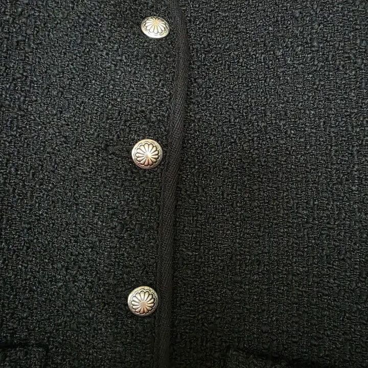 [BUNJANG] Kair Concho Tweed Vest (Black) / Kair Concho Tweed Vest (Black)