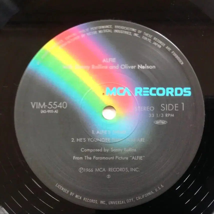 [SOLD OUT] 재즈 Alfie Sonny Rollins LP 레코드