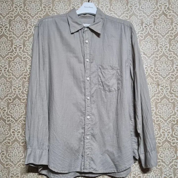 [SOLD OUT] 이얼즈어고 코튼 실크 포이카 셔츠 에크루 M