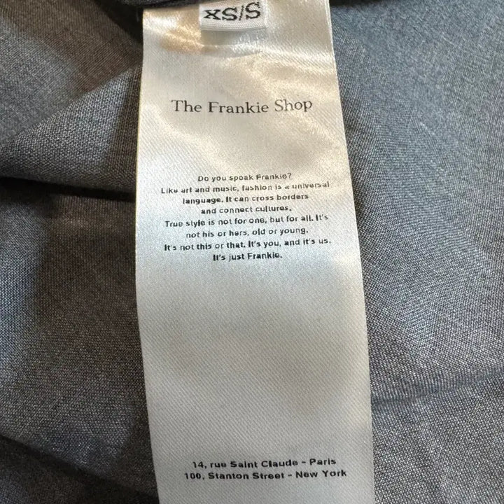 [BUNJANG] The Frankie Shop Oversized Gray Shirt and Slacks Set / the frankie shop 더프랭키샵 셔츠 슬랙스 세트