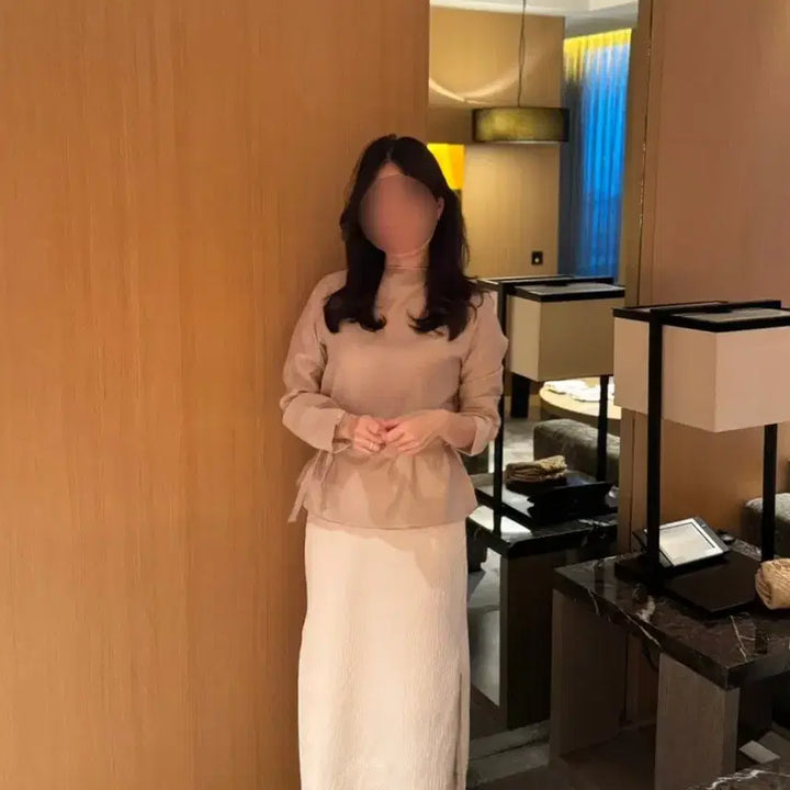 [BUNJANG] Summerlave Back Banding Textured Skirt (Ivory, Size S) / 써머레브 백밴딩 텍스처 스커트 판매(s사이즈, 아이보리)