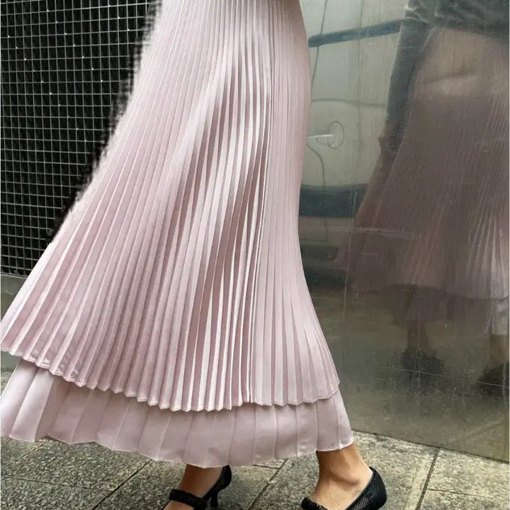 [BUNJANG] Orr Pleated Layered Skirt / 새제품 오르