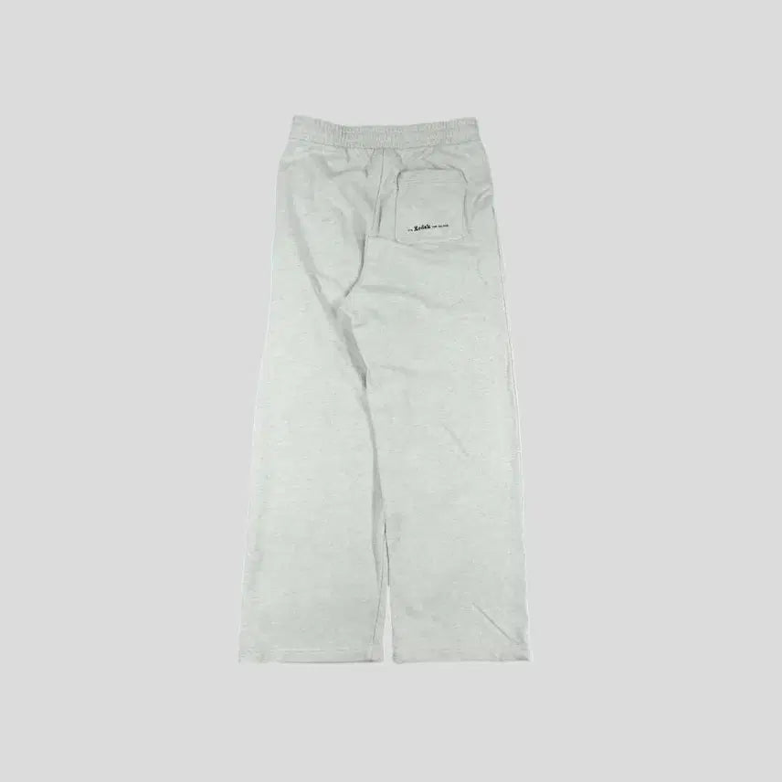 [BUNJANG] Kodak Melange Gray Cotton Blend Sweatpants / 코닥 멜란지그레이 로고 코튼블렌드 밴딩 스웻팬츠 트레이닝복 28-30