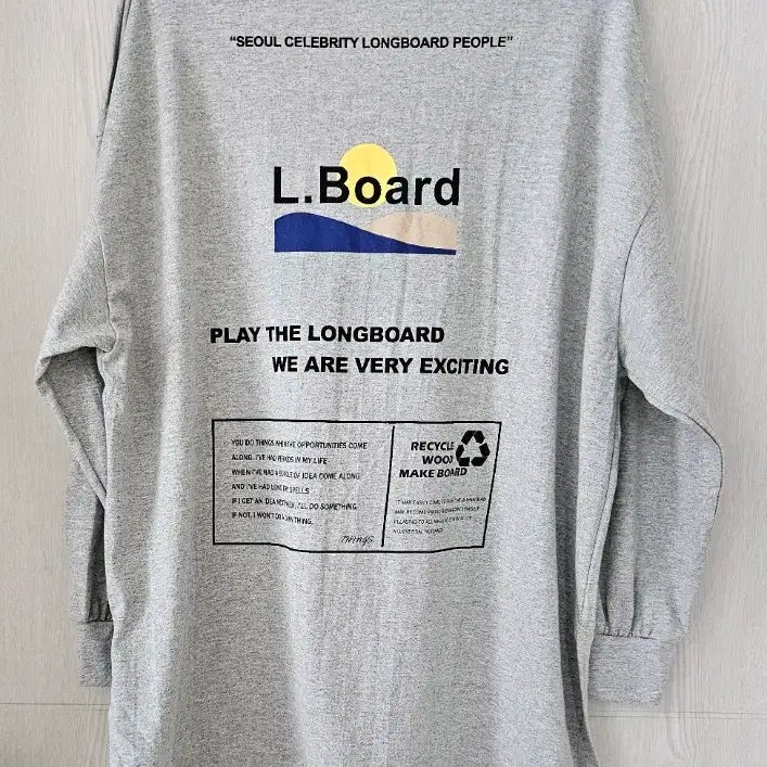 [BUNJANG] Basic Long Sleeve T-shirts / 박시핏 긴팔티블랙,그레이 새상품