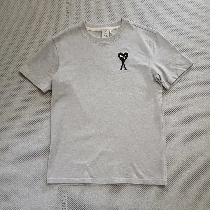 [BUNJANG] Puma x Ami Collaboration T-Shirt Grey / 푸마 아미 콜라보 반팔티 회색